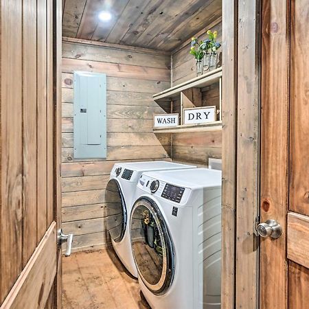 Luxe Broken Bow Cabin With Tesla Charging Station Stephens Gap Exterior foto