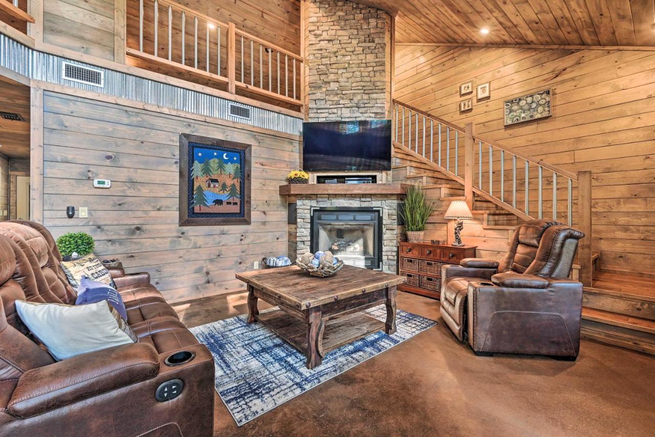 Luxe Broken Bow Cabin With Tesla Charging Station Stephens Gap Exterior foto