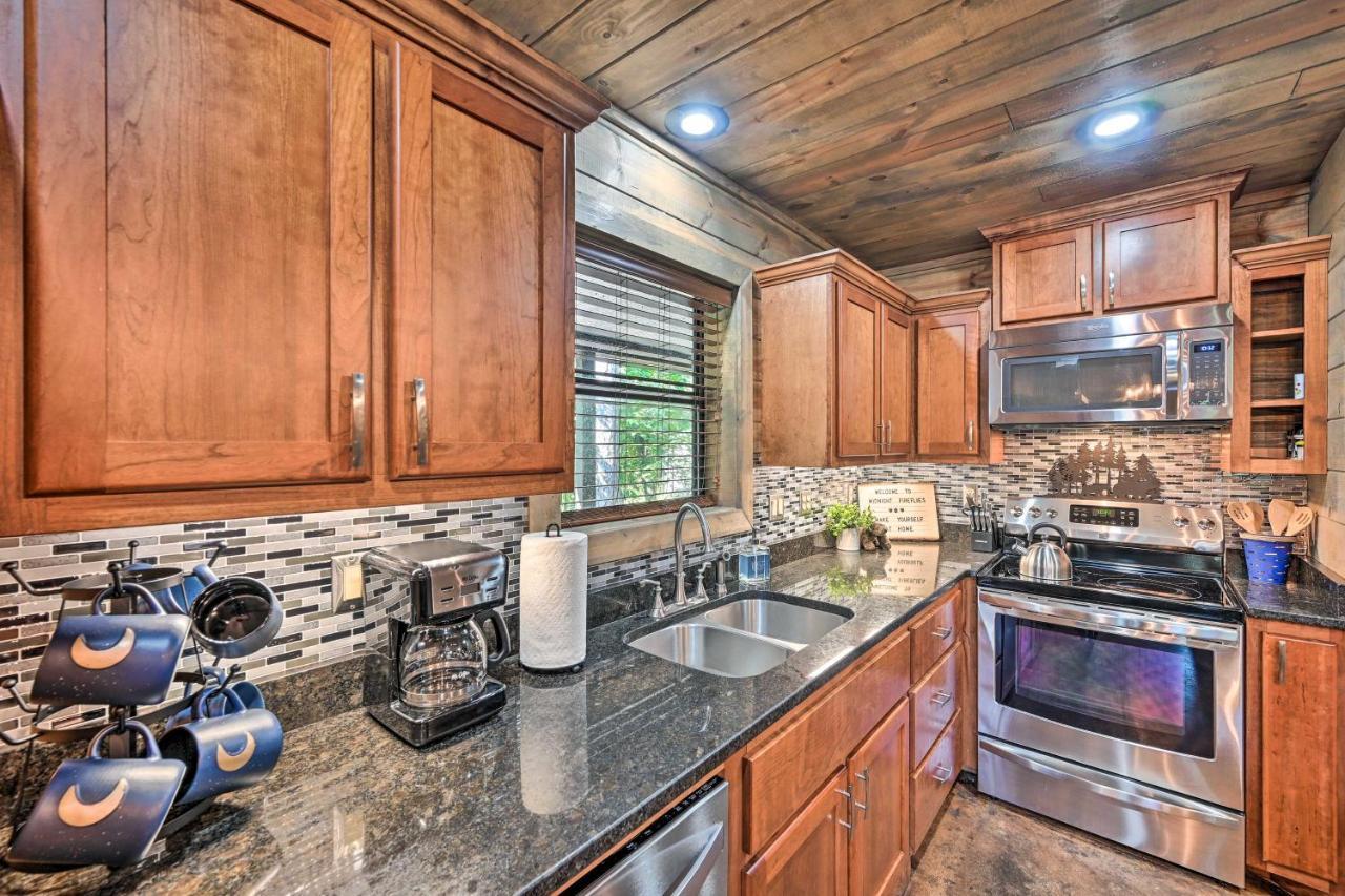 Luxe Broken Bow Cabin With Tesla Charging Station Stephens Gap Exterior foto