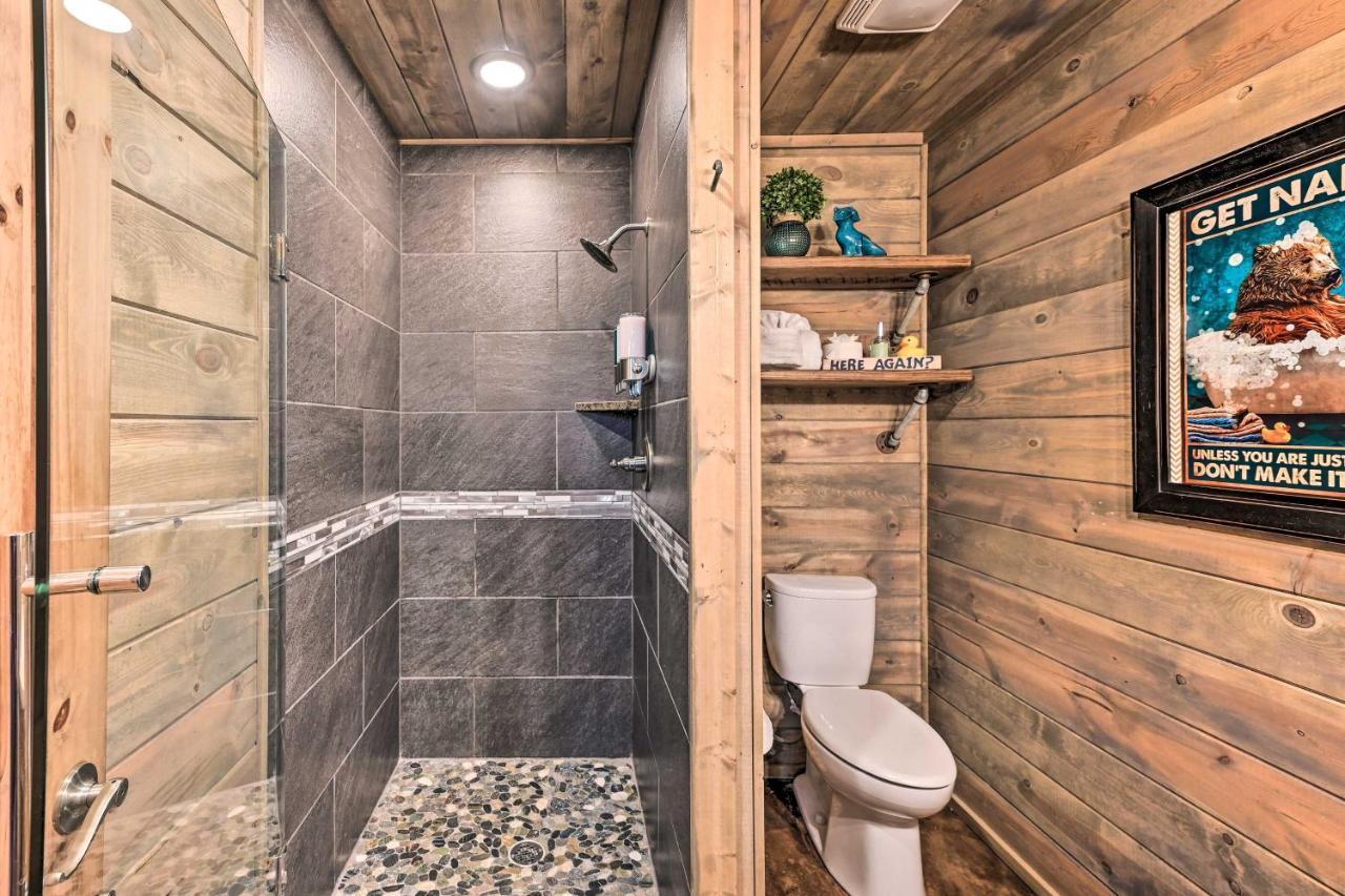 Luxe Broken Bow Cabin With Tesla Charging Station Stephens Gap Exterior foto