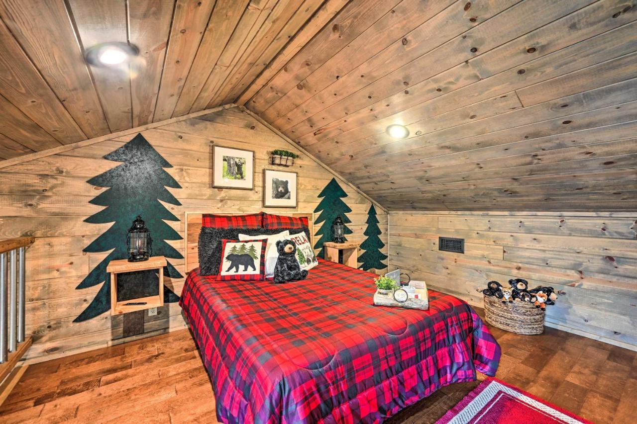 Luxe Broken Bow Cabin With Tesla Charging Station Stephens Gap Exterior foto