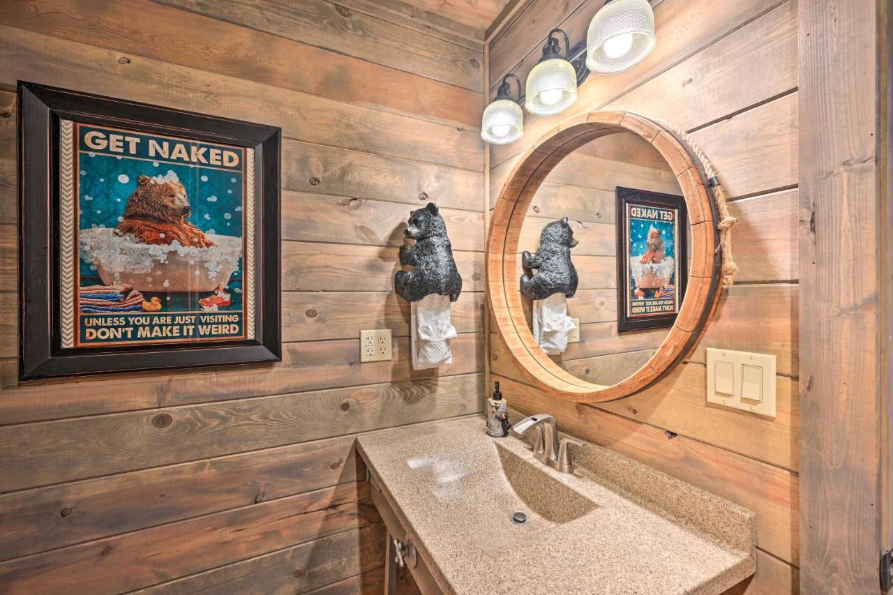 Luxe Broken Bow Cabin With Tesla Charging Station Stephens Gap Exterior foto